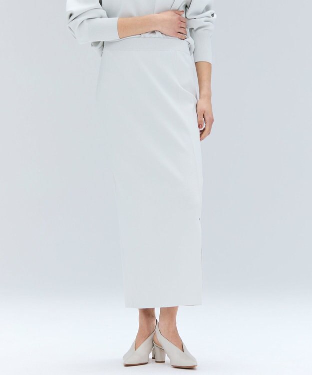 BEIGE， 【洗える】LAURA / ドライタッチIラインニットスカート L.Sage