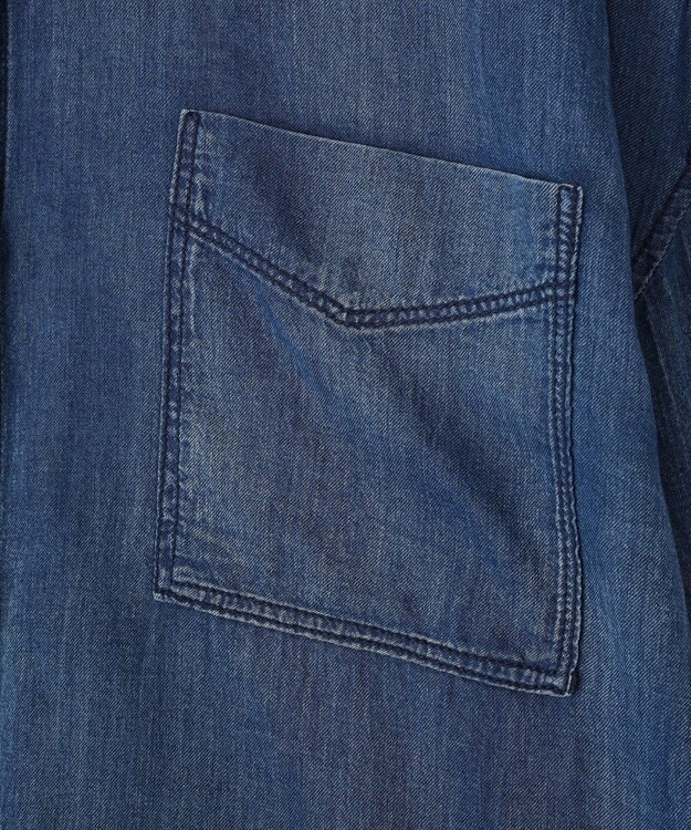 YECCA VECCA シアーデニムシャツ Black