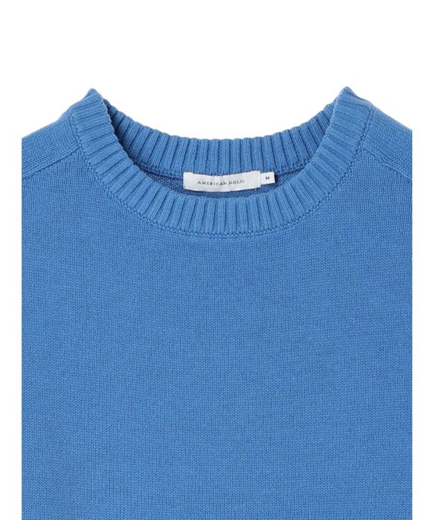 AMERICAN HOLIC クルーネックＢＩＧニットプルオーバー Off White