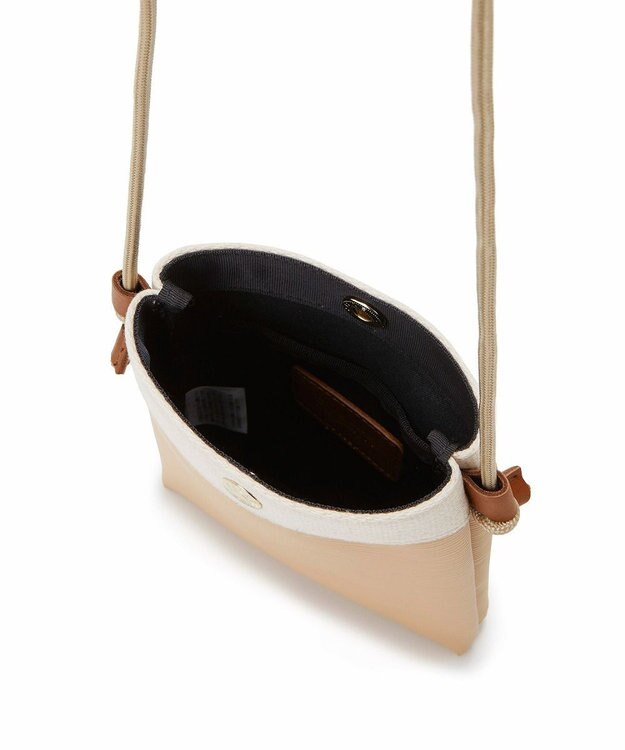 TOPKAPI 【Breath TOPKAPI】RIPPLE リプル スリム サコッシュ スマホショルダー ライトベージュ