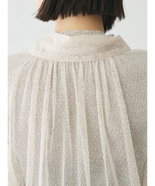 Green Parks AnriettMusee ドットチュール２ＷＡＹボウタイブラウス Ivory