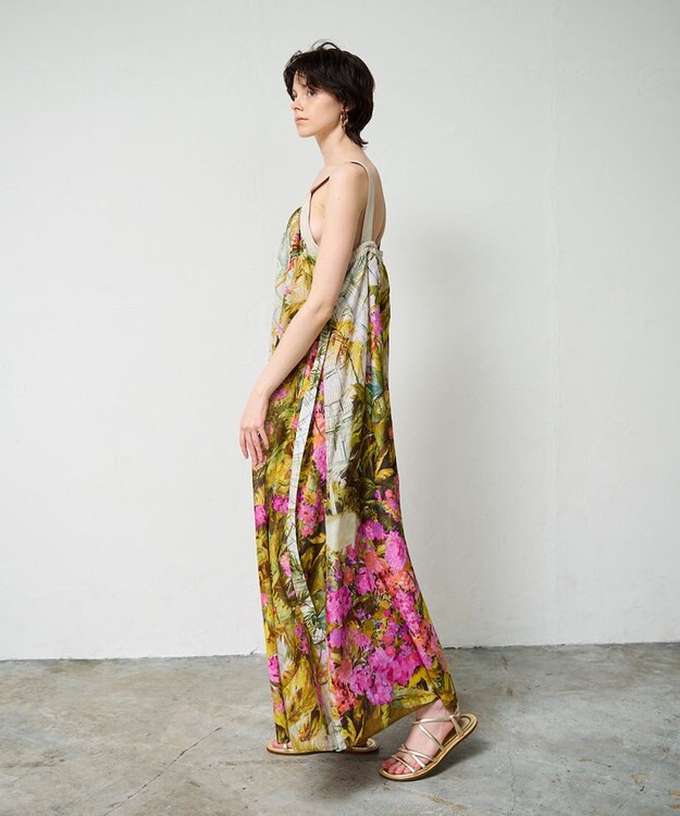 GRACE CONTINENTAL ジャルダンプリントマキシ マルチ