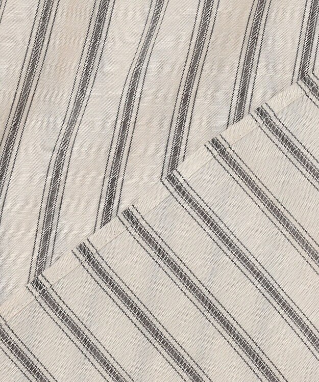 自由区 ナチュラルリネン シャツ フラックス×バートン