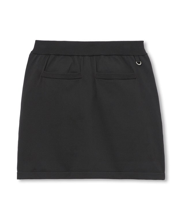 ZERO HALLIBURTON 【雑誌掲載】ZHG-W1c ボックスニットスカート 82673 ZERO HALLIBURTON ゼロハリバートン レディースゴルフ ミニスカート ブラック