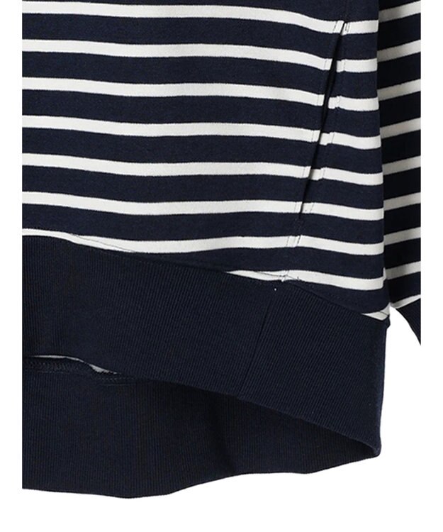 AMERICAN HOLIC バックＺＩＰロゴ刺繍ポンチチュニック Border