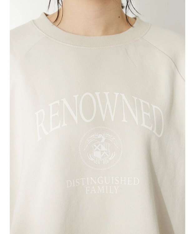 CRAFT STANDARD BOUTIQUE ミニ裏毛ロゴロンTee Ivory