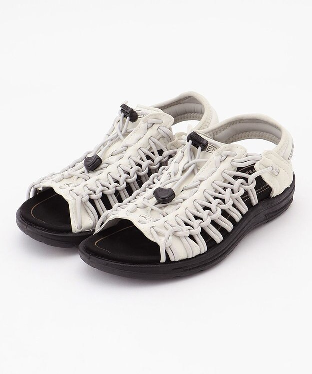 JOSEPH ABBOUD MOUNTAIN 【2本の紐と1枚のソールから作られた次世代のスニーカー・WOMEN】UNEEK Ⅱ オープントゥ　サンダル ブラック系1