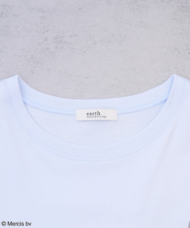 earth music&ecology ｍｉｆｆｙ／ｅａｒｔｈ　ミッフィーフレンズレギュラーＴ Light Blue