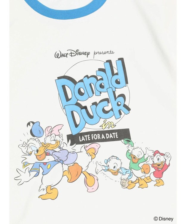 Green Parks ドナルドダック９０ｔｈ／アソートリンガー半袖ＴＥＥ Off White