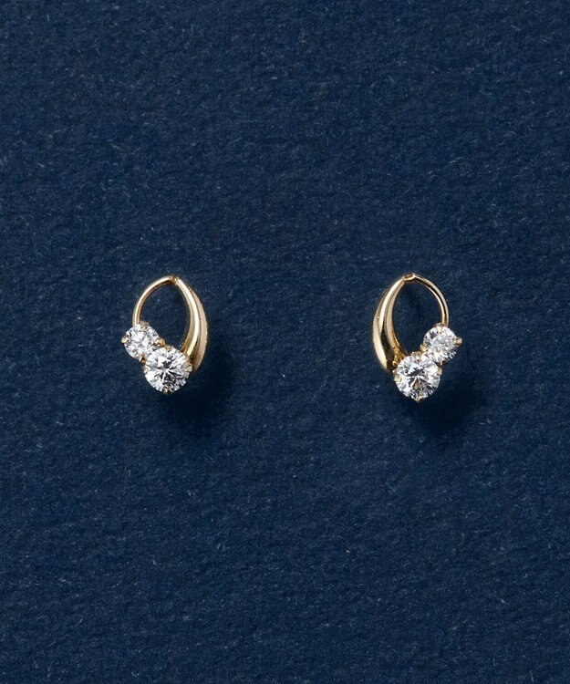 Phoebe 【K10】センシュアルリーフピアス ゴールド