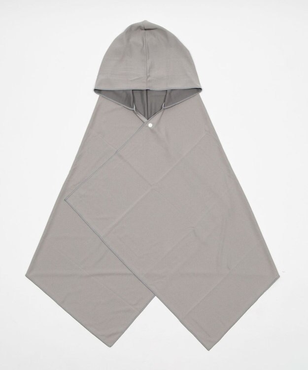 WEGO 【レインコート】冷感ポンチョ グレー