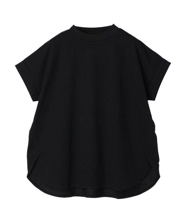 Green Parks 汗染み防止プチハイネックプルオーバー Black