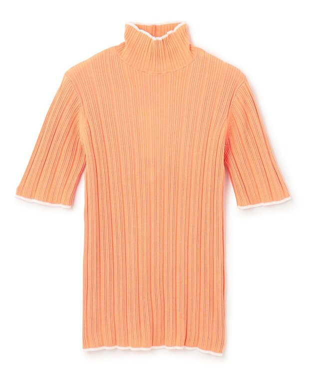 BEIGE， LUPINE / タートルニット Apricot×White