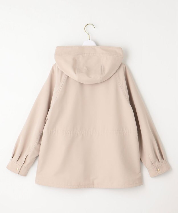 ANY SIS L 【撥水】フーディショート ブルゾン ライトベージュ