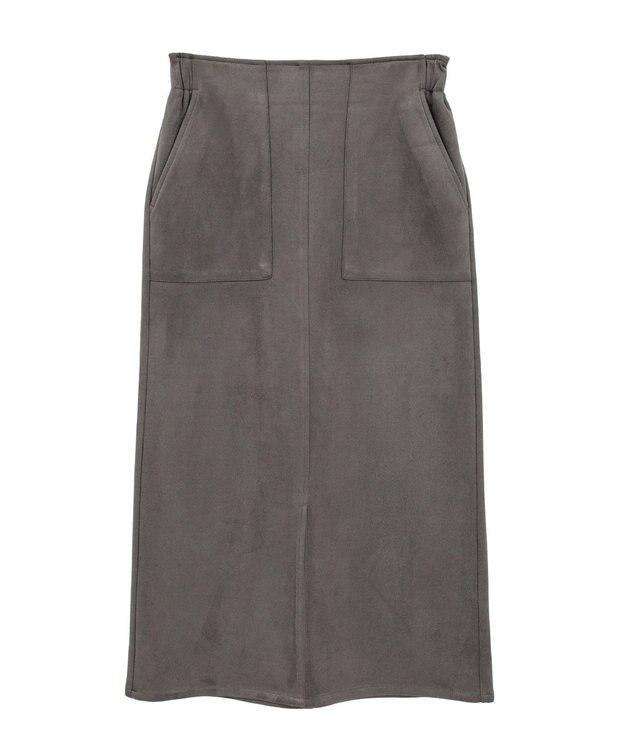 AMERICAN HOLIC ヌバック調スカート Gray