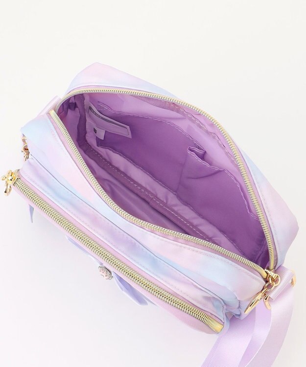 ANY KIDS ネコチャーム付き ショルダーバッグ レインボー