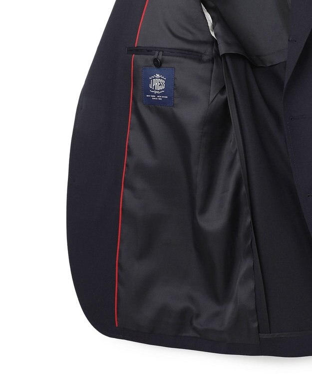J.PRESS MEN 【WEB・一部店舗限定】シングルブレザー / 金釦 / 3B / 背抜き ネイビー系