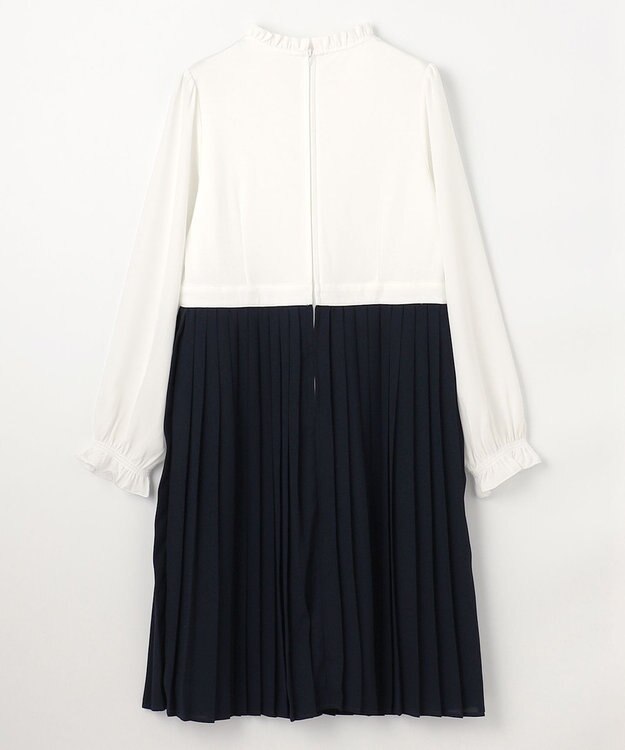 組曲 KIDS 【150-170㎝】グレンチェックジャケット＆プリーツワンピース セット ネイビー×チェック系