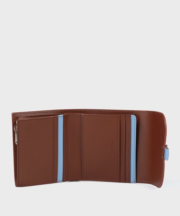 Paul Smith ベルトストラップ 2つ折り財布 ブラウン