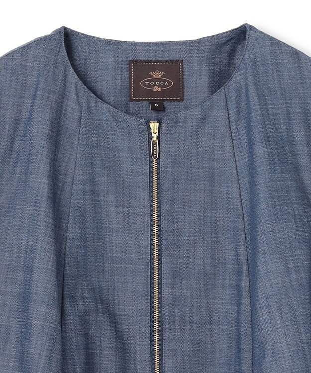 TOCCA SAND DUNE DENIM ジャケット ネイビー系1