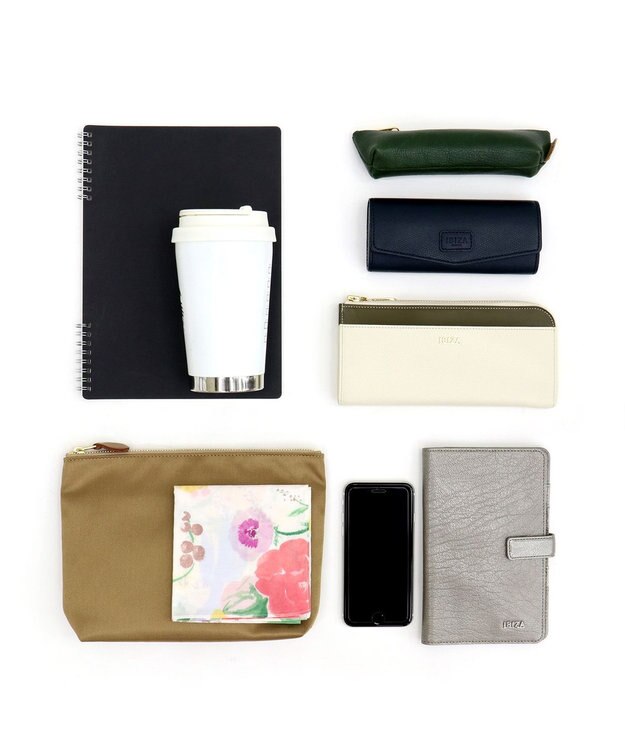 IBIZA フガール　ナイロン　ハンドバッグ 薄緑