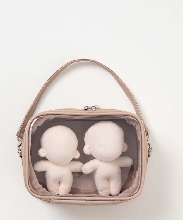 WEGO 【痛バ＆推し活グッズ】パールキルティング2WAYぬいポーチ ゴールド