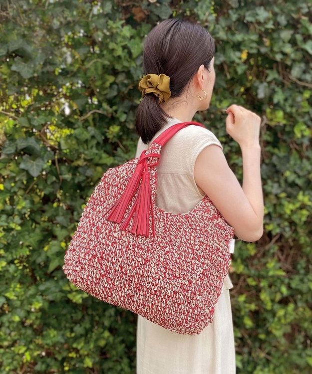 ROOTOTE 1150【カゴバッグ】LT.ラウンド.バスケット-C 01：ストロベリーミルク