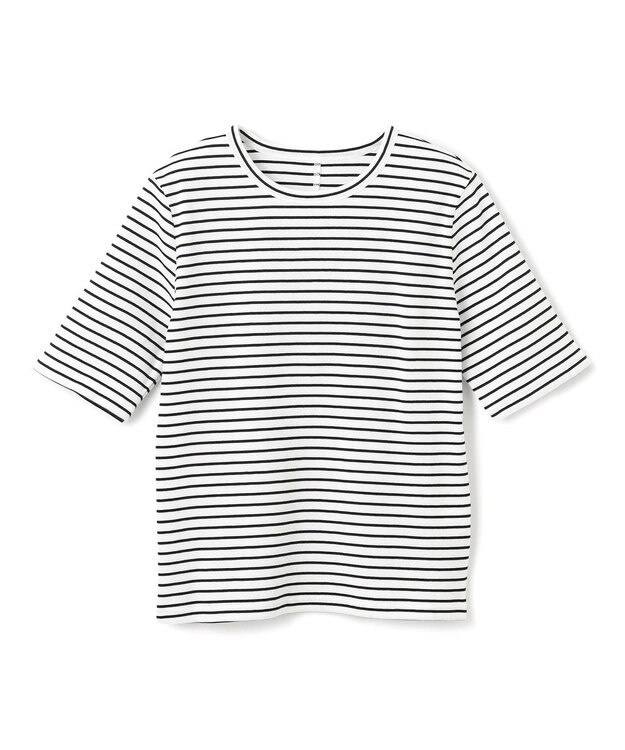 UNFILO テレコ ハーフスリーブTシャツ ボーダー