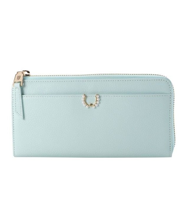 LANVIN en Bleu サンドニ Lファスナー長財布 ライトブルー