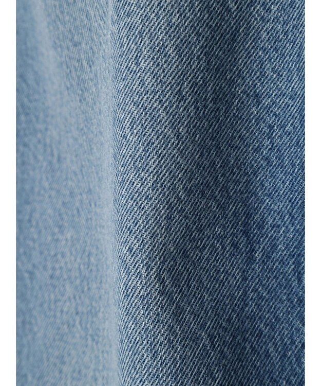 earth music&ecology ウ゛ィンテージ加工テーパードデニム Medium Indigo