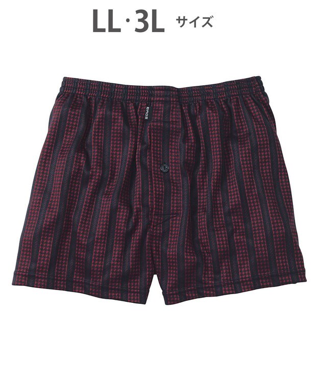 WACOAL MEN トランクス 天然由来繊維（混） しっとりなめらかな肌ざわり ニット素材 前開き GT7802 /ブロス バイ ワコールメン レッド