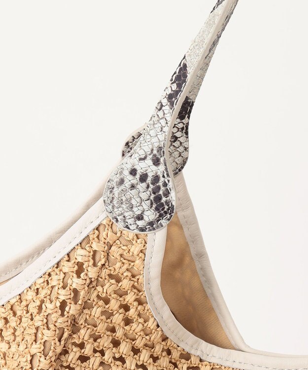 23区 MARCO MASI ラフィア トートバッグ ベージュ