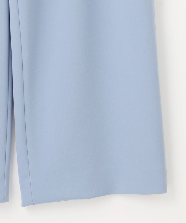 J.PRESS LADIES 【洗える】ノルディスバックスキン ワイド パンツ ブルー系