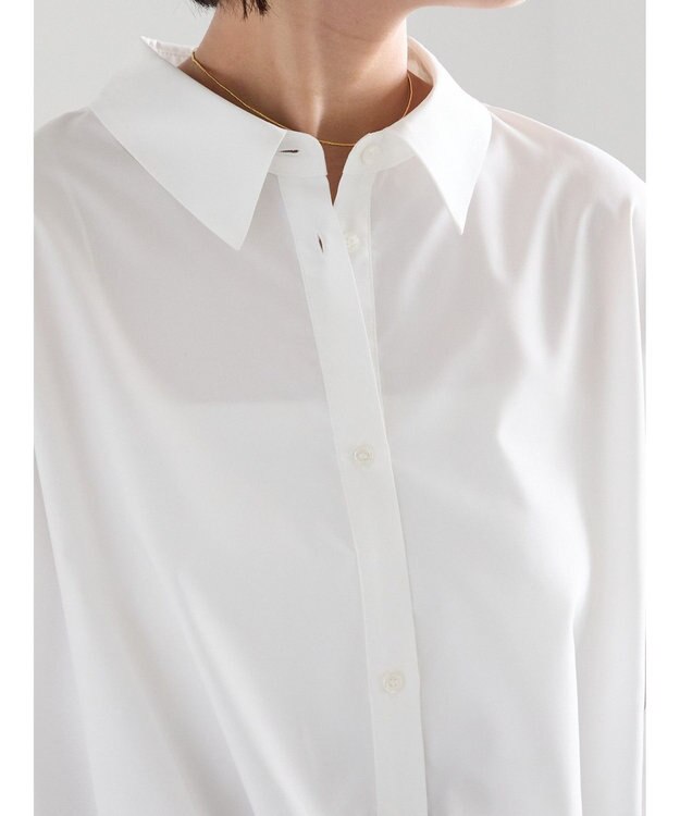 Te chichi 【雑誌掲載アイテム】バルーンヘムシャツ オフホワイト