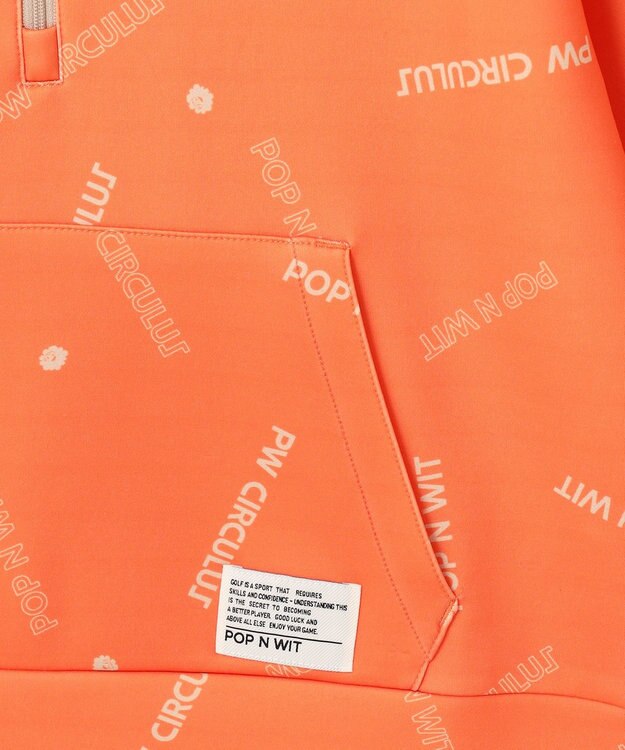 PW CIRCULUS 【 伸縮性あり 】【WOMEN】 LOGO ハーフジッププルオーバー オレンジ系5