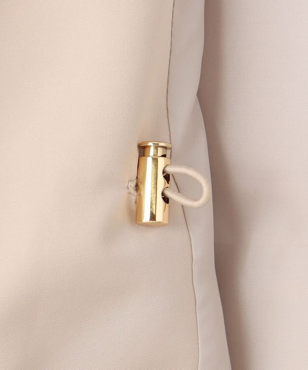 ANY SIS L 【撥水】フーディショート ブルゾン ライトベージュ