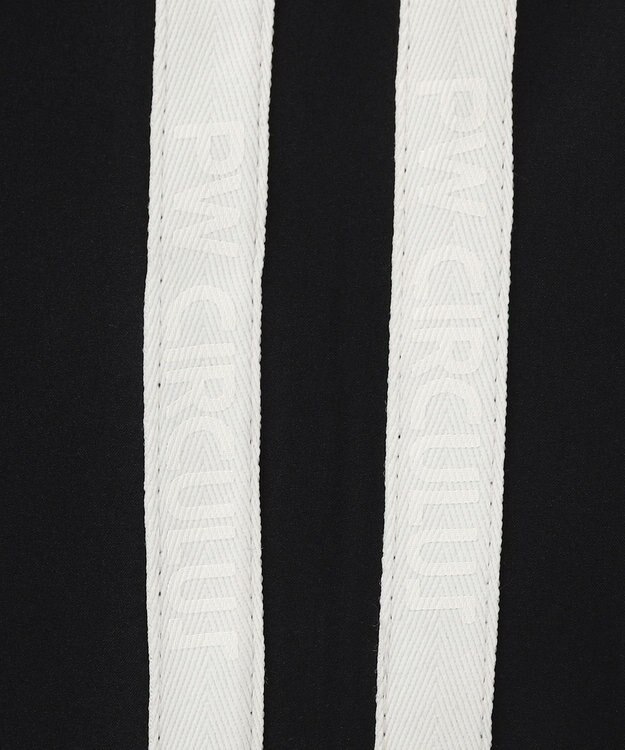 PW CIRCULUS 【撥水加工/ストレッチ】サイドストライプ ワイドパンツ ゴルフ ブラック系