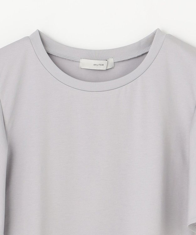 ANY L 【洗濯機可/接触冷感/UVケア】ソロナフリルスリーブプルオーバー グレー