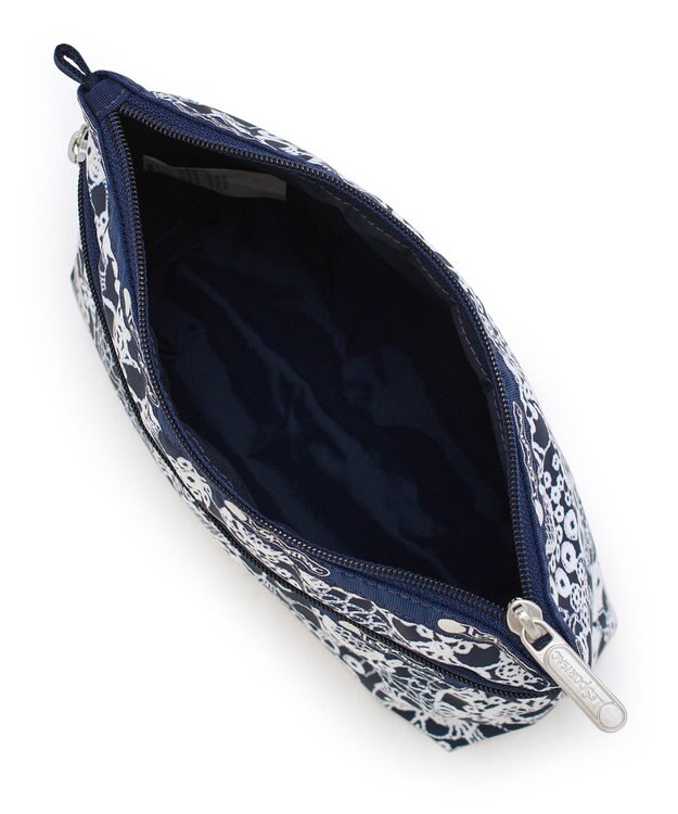 LeSportsac COSMETIC CLUTCH/フローラルレースネイビー フローラルレースネイビー