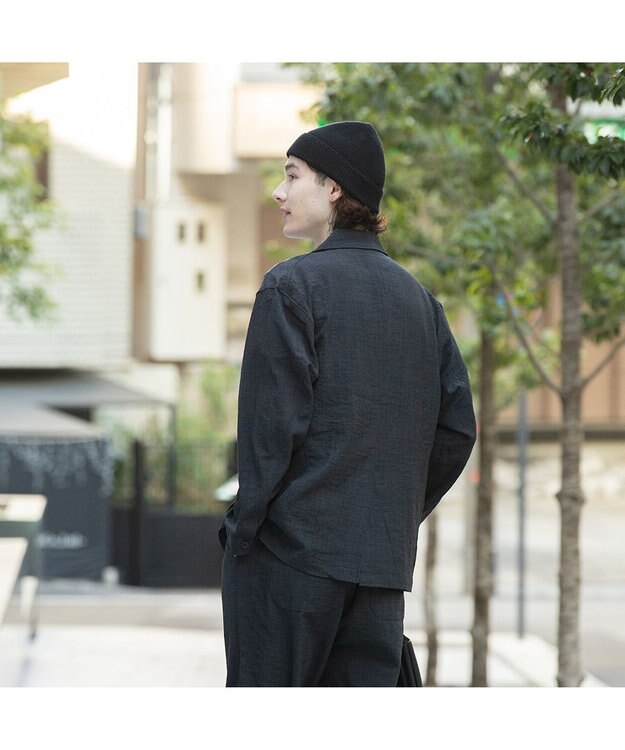 林八百吉商店 un chapeau コットンワッチ ブラック