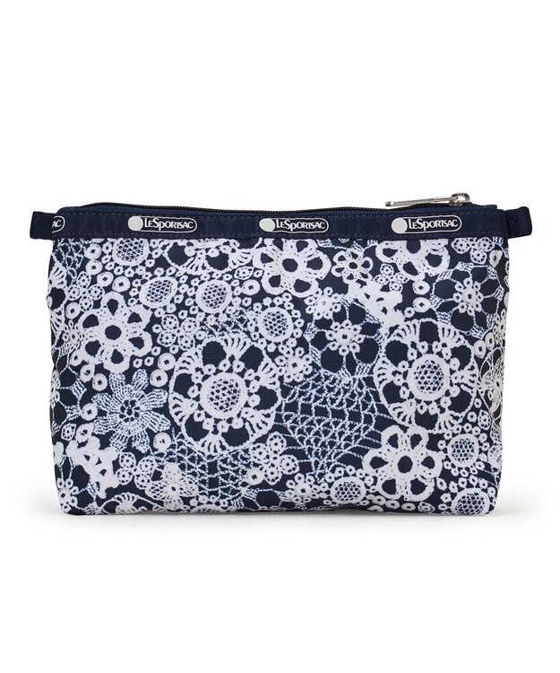 LeSportsac COSMETIC CLUTCH/フローラルレースネイビー フローラルレースネイビー