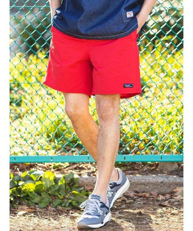 CRAFT STANDARD BOUTIQUE 【ユニセックス】バギーショーツ Red