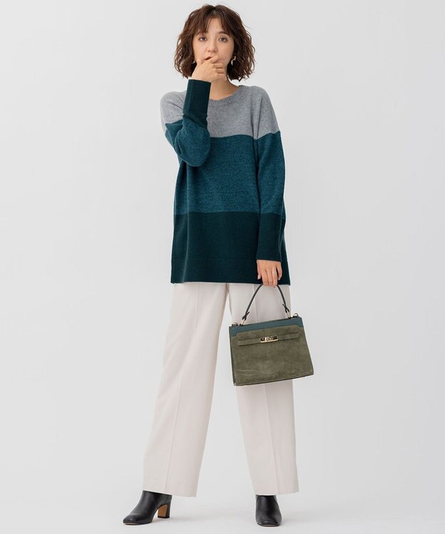 23区 【CLASSY.12月号掲載】RAFFINATA ショルダー バッグ カーキ系