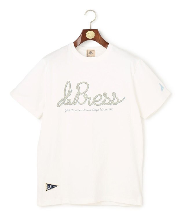 J.PRESS MEN 【NYUZELESS】プリントグラフィック Ｔシャツ ホワイト系
