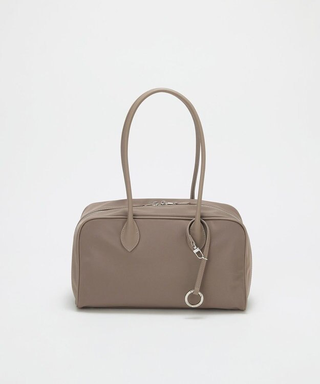 TOPKAPI 【Breath TOPKAPI】PRIM プリム ナイロン ロングハンドル ミニ ボストン トートバッグ チャーム付き グレージュ