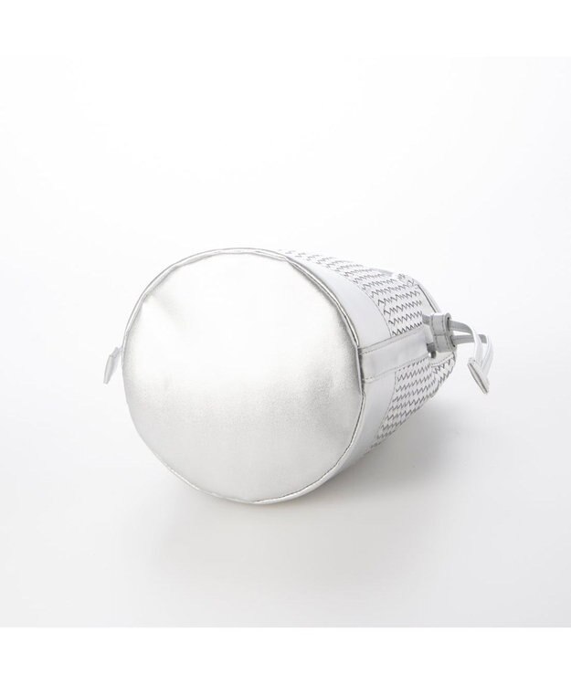 UNBILLION 【テレビ ドラマ着用アイテム】ペルケ perche / レザーメッシュ2wayバゲットバッグ シルバー