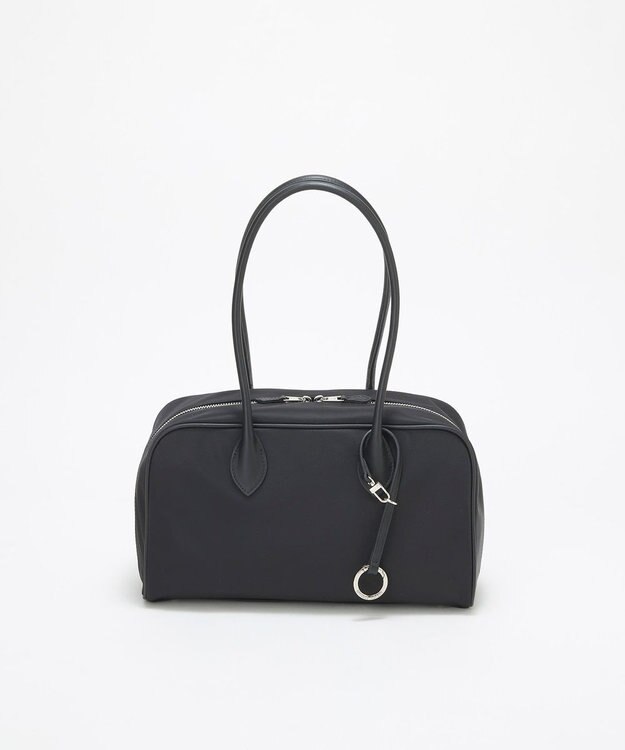 TOPKAPI 【Breath TOPKAPI】PRIM プリム ナイロン ロングハンドル ミニ ボストン トートバッグ チャーム付き ブラック