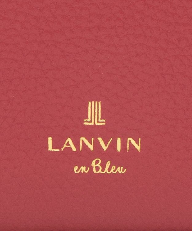 LANVIN en Bleu リュバン コンパクト二つ折り財布 ピンク