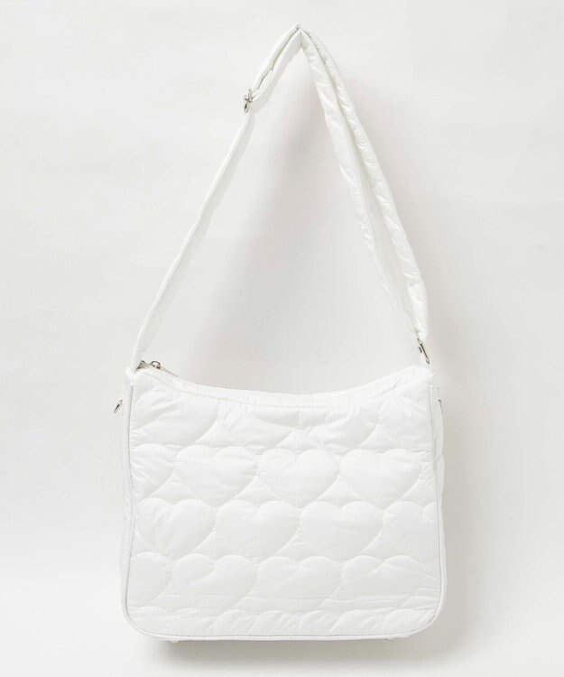 WEGO 【痛バ＆推し活グッズ】ときめきキルティング痛ショルダーS ホワイト