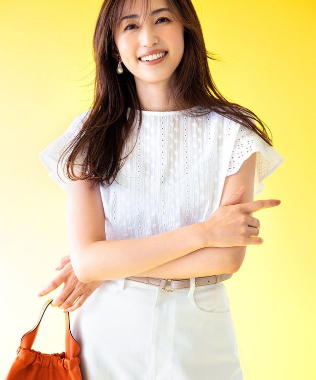 組曲 ウエストマークビットベルト グレージュ系